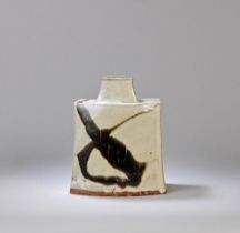 SHOJI HAMADA (JAPANESE, 1894-1978) Large curved bottle vase