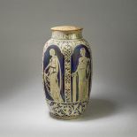 GORDON M. FORSYTH (BRITISH, 1879-1952) FOR PILKINGTON'S LANCASTRIAN Large 'Virtues' lustre vase ...