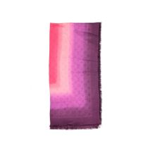 Louis Vuitton: a Pink and Purple Gradient Monogram Shine Shawl 2016