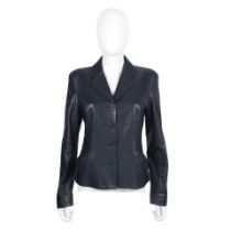 John Galliano for Christian Dior: a Navy Lambskin Jacket 2003