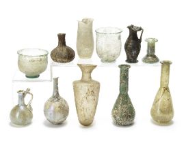 Eleven Roman glass vessels 11