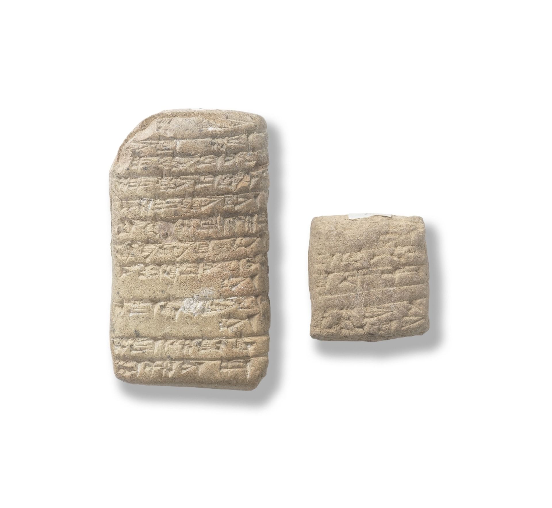 Two Neo-Sumerian terracotta cuneiform tablets 2