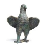 A Roman bronze eagle