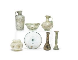 Seven Roman glass vessels 7