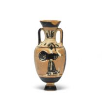 An Attic miniature black-figure Panathenaic amphora