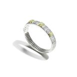 GRAFF: DIAMOND AND COLOURED DIAMOND BANGLE