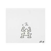 D'APRES KEITH HARING (1958-1990) Sesame Street Break-Dancers animation drawing, 1987 S&#233;rig...
