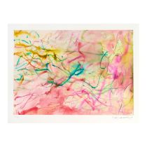 ZAO WOU-KI (1920-2013) L'encre l'eau, la couleur, 2008 Impression pigmentaire en couleurs, sur A...