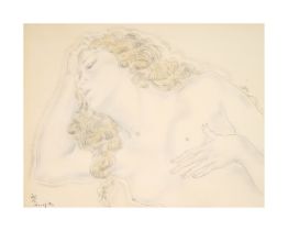 L&#201;ONARD TSUGUHARU FOUJITA (1886-1968) La blonde endormie, 1931 (Buisson, 31.88)H&#233;liog...
