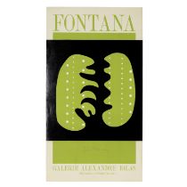 LUCIO FONTANA (1899-1968) Galerie Iolas, 1966 (Ruh&#233; & Rigo, p. 188)S&#233;rigraphie en coul...