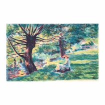 MAXIMILIEN LUCE (1858-1941) Environs de Vernon, 1897 Lithographie en couleurs imprim&#233;e sur ...