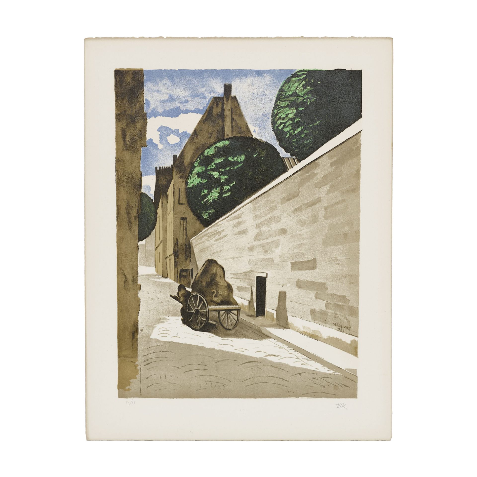 MAN RAY (1890-1976) Rue F&#233;rou, 1974 (Anselmino, 111)Lithographie en couleurs sur v&#233;lin...