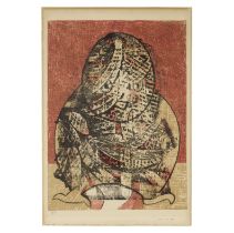 MAX ERNST (1891-1976) Hibou, 1955 (Spies/Leppien, 64)Lithographie en couleur sur MaraisSign&#233...