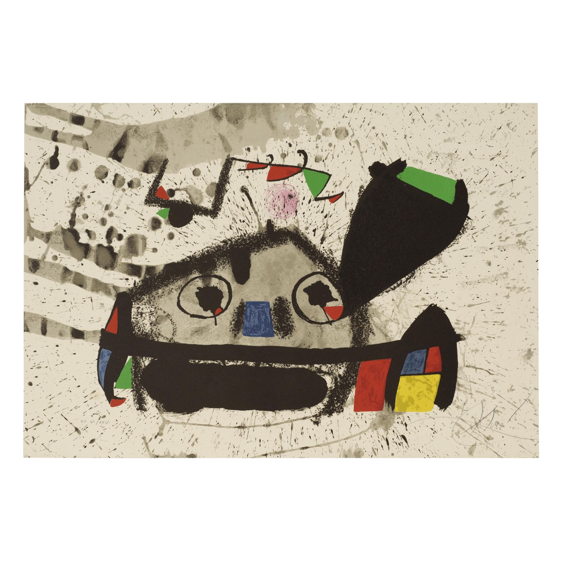 Joan MIRO (1893-1983) BARCELONA II, 1975 (Cramer, 994)Lithographie en couleurs sur v&#233;lin d...