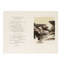 ZAO WOU KI (1920-2013) Canto Pisan, 1972 (Agerup, 221)Eau forte et aquatinte sur ArchesSign&#233...