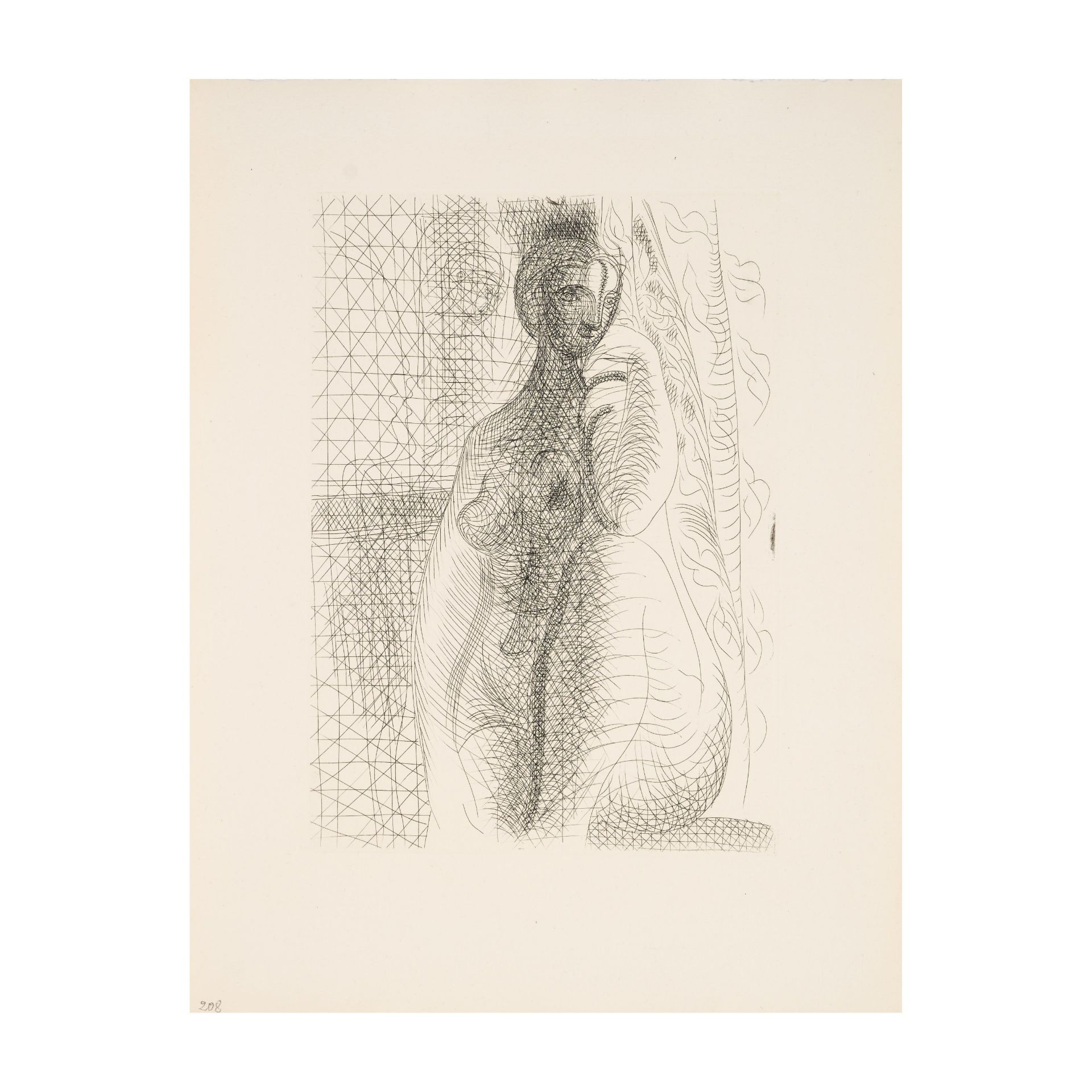PABLO PICASSO (1881-1973) Femme nue, la jambe pli&#233;e, 1931 (Bloch, 141 ; Baer, 208 B d)Planc...