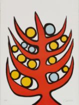 ALEXANDER CALDER (1898-1976) L'albero del bene e del male, 1975 Lithographie en couleurs sur pap...