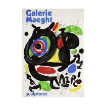 JOAN MIR&#211; (1893-1983) Affiches pour l'exposition 'sculptures', 1970 (Maeght, 668)Affiche l...