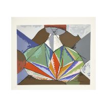 MAN RAY (1890-1976) Cactus Diamond, 1969 (Anselmino, 53)S&#233;rigraphie en couleurs sur v&#233;...