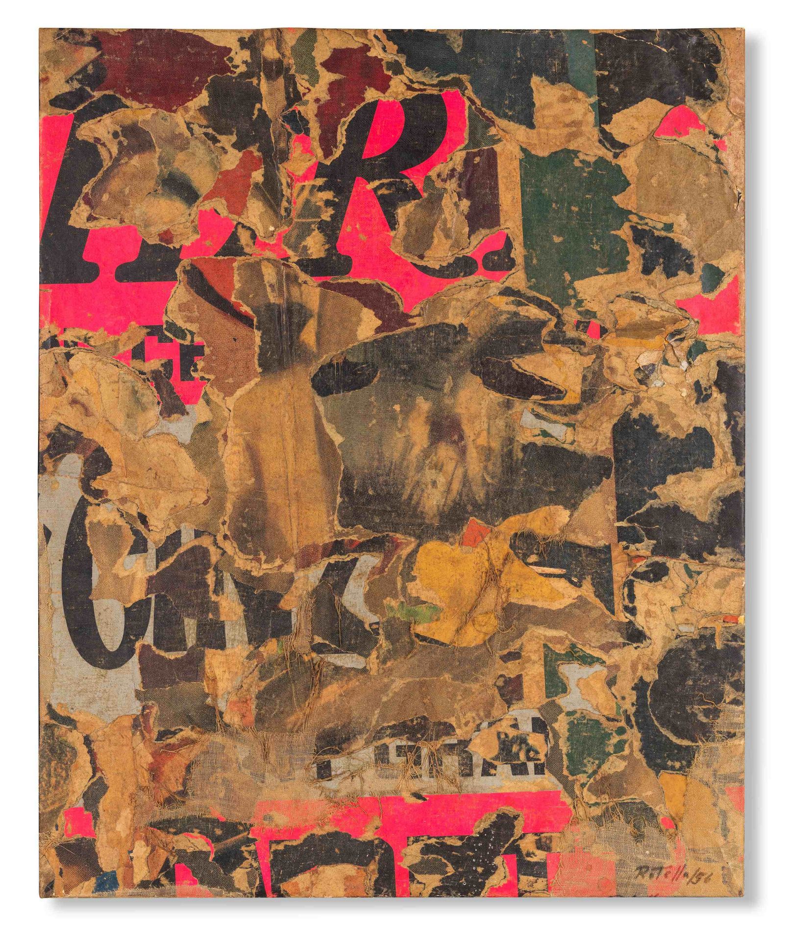 MIMMO ROTELLA (1918-2006) Raro 1956