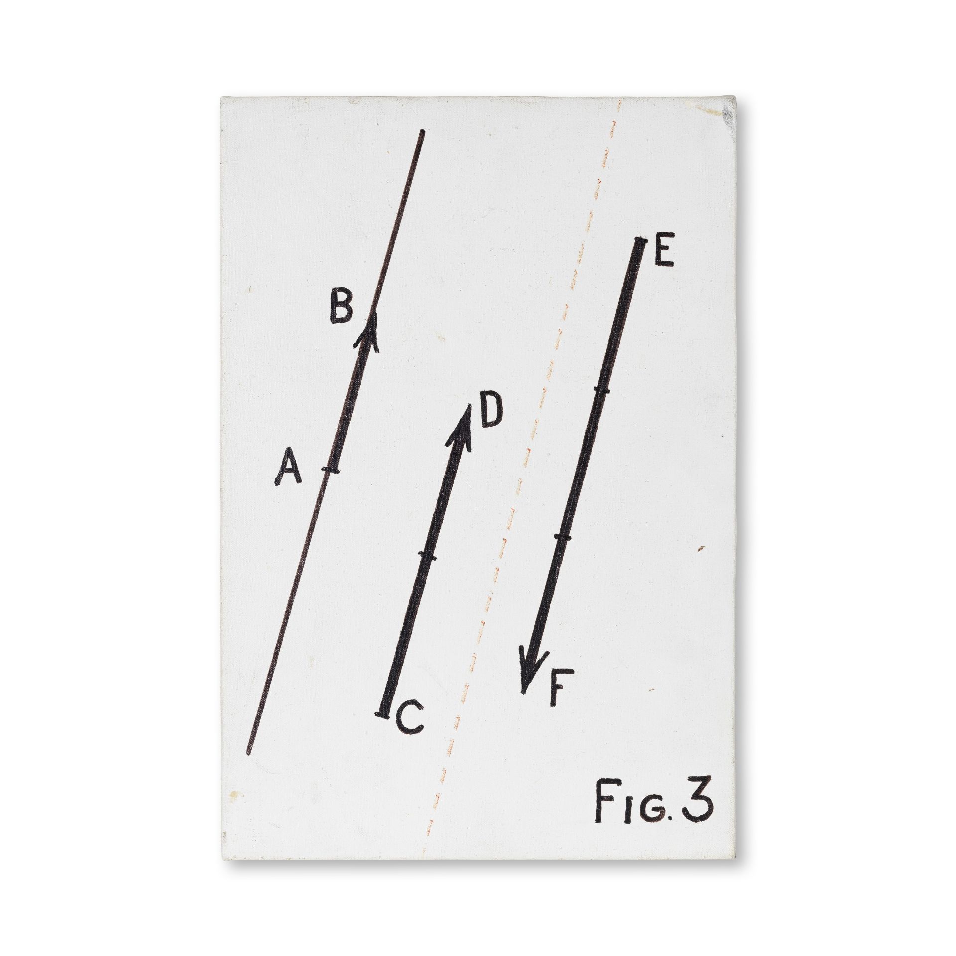BERNAR VENET (N. 1941) Math&#233;matique. Fig. 3 1966