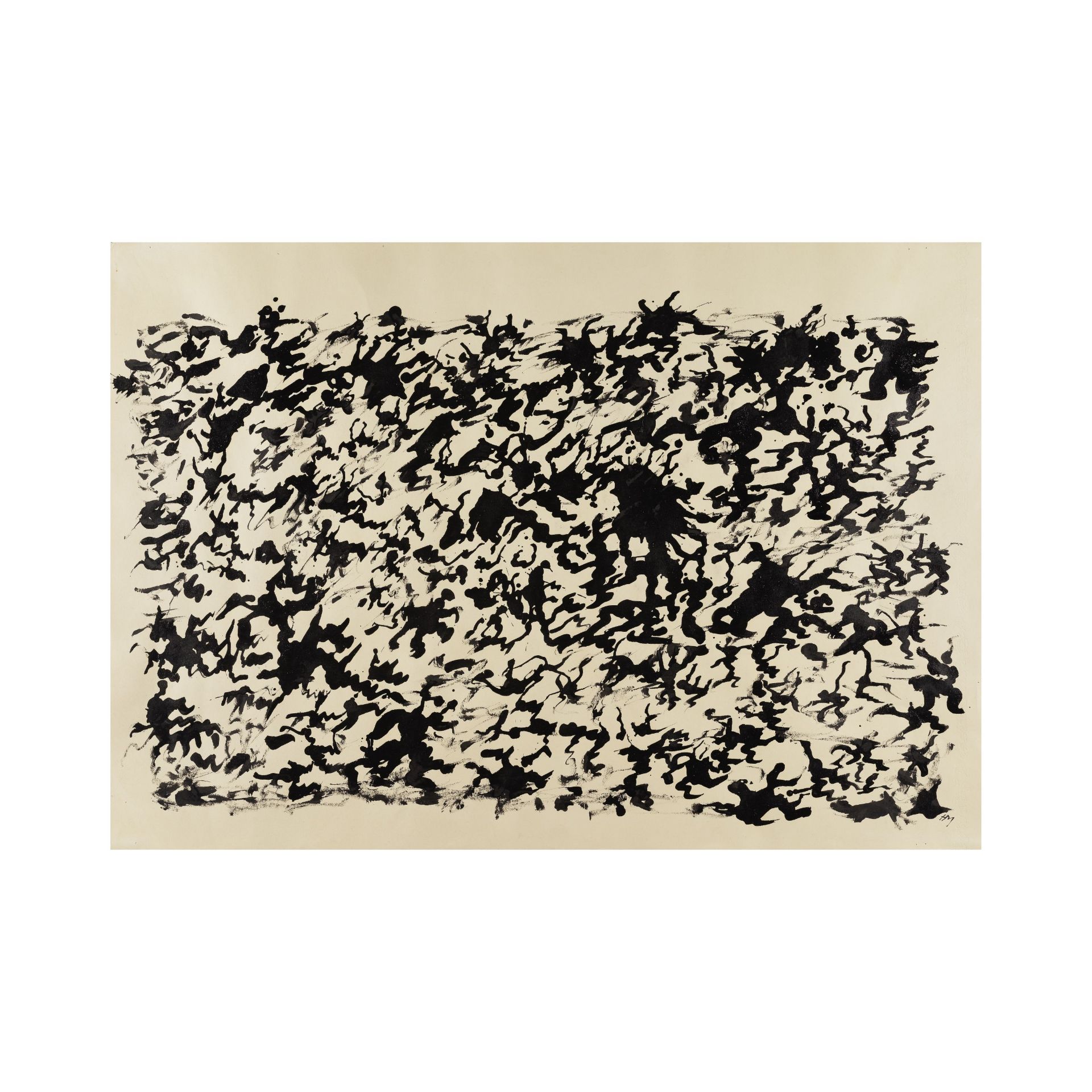 HENRI MICHAUX (1899-1984) Sans titre 1956-1959