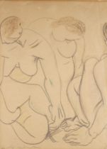 ANDR&#201; MASSON (1896-1987) Sans titre (Trois nus assis)