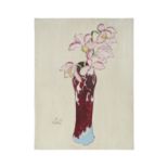 JACQUES CHALOM DES CORDES (N. 1935) Chaplet aux Orchid&#233;es