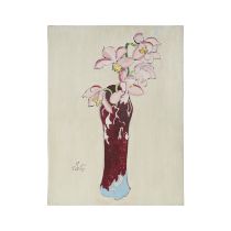 JACQUES CHALOM DES CORDES (N. 1935) Chaplet aux Orchid&#233;es