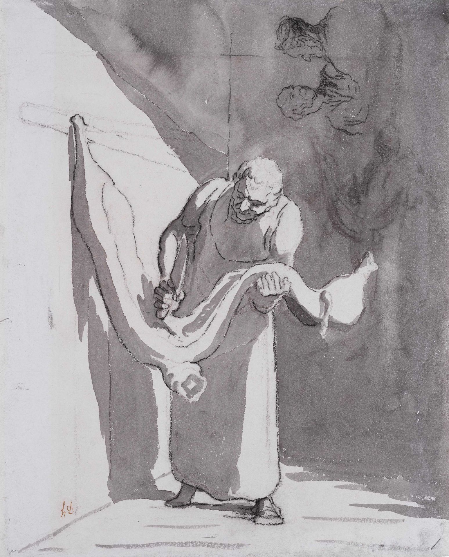 HONORE DAUMIER (1818-1879) Le boucher (The butcher)
