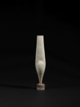 HANS COPER (1920-1981) Tall white 'Cycladic' form, circa 1968Stoneware, layered white porcelain ...