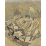 Claude Flight (British, 1881-1955) The Factory Pencil and watercolour, circa 1920, signed 'CLAUD...