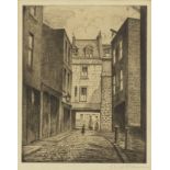 Christopher Richard Wynne Nevinson A.R.A. (British, 1889-1946) Manette Street Etching, 1926-27, ...