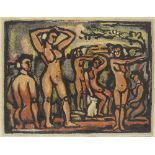 Georges Rouault (French, 1871-1958) L'Automne Aquatint in colours, 1930, on Montval laid paper,...