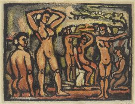 Georges Rouault (French, 1871-1958) L'Automne Aquatint in colours, 1930, on Montval laid paper,...