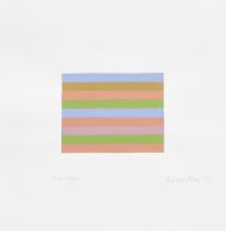 Bridget Riley (British, born 1931) Vista Screenprint in colours, 2017, on wove paper, signed, ti...