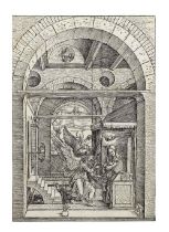 Albrecht D&#252;rer (German, 1471-1528) The Annunciation, from The Life of the Virgin Woodcut, 1...