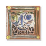 Pablo Picasso (Spanish, 1881-1973) Petit visage barbu stamped, marked and numbered Madoura Plein...