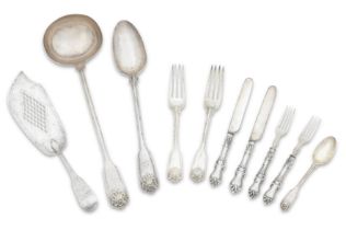 A Collection of Silver Flatware Various dates and makers (28)