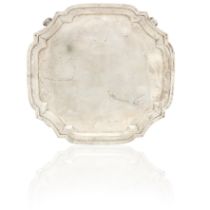 A George II Style Salver By Hamilton and co of Calcutta, Early 20th Century Maker's mark, Elepha...