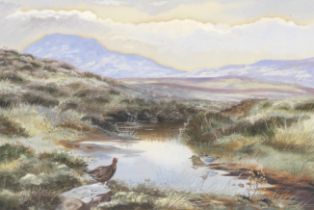 Philip Rickman (British, 1891-1982) Fotheringham Spring with grouse and teal