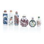 Six Chinese Snuff Bottles 19th/20th Century (6)