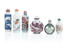 Six Chinese Snuff Bottles 19th/20th Century (6)