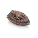 A 18th century carved Coquilla Nut