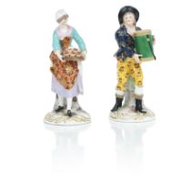 A pair of late 19th century Samson figures