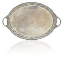A Late Victorian Two-handled Silver Tray By Maxfield & Sons, Sheffield, 1900