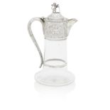 A Victorian Silver-Mounted Claret Jug, By Charles Boyton (II), London, 1874