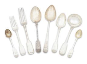 A Collection of Flatware Various dates and makers