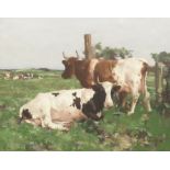 David Gauld RSA (British, 1865-1936) Ayrshire Cattle