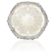 An Edwardian Silver Salver By Barker Brothers, Chester, 1909